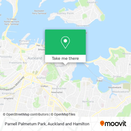 Parnell Palmetum Park map