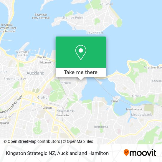 Kingston Strategic NZ map