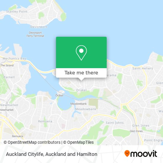 Auckland Citylife map