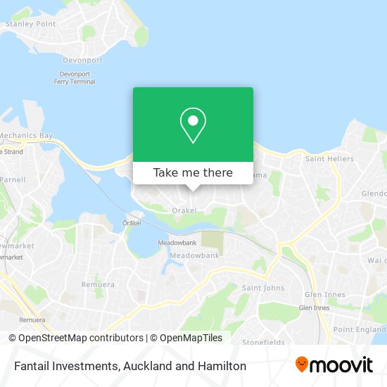 Fantail Investments map