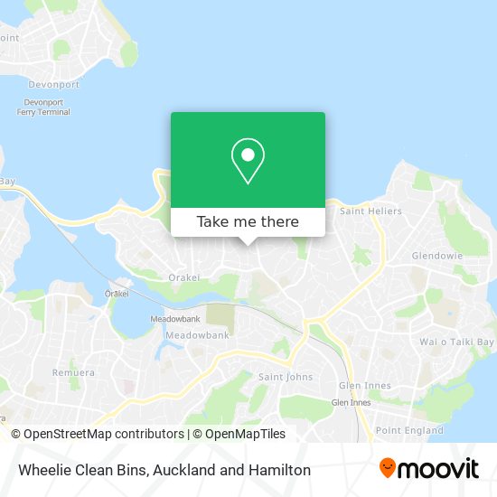Wheelie Clean Bins map