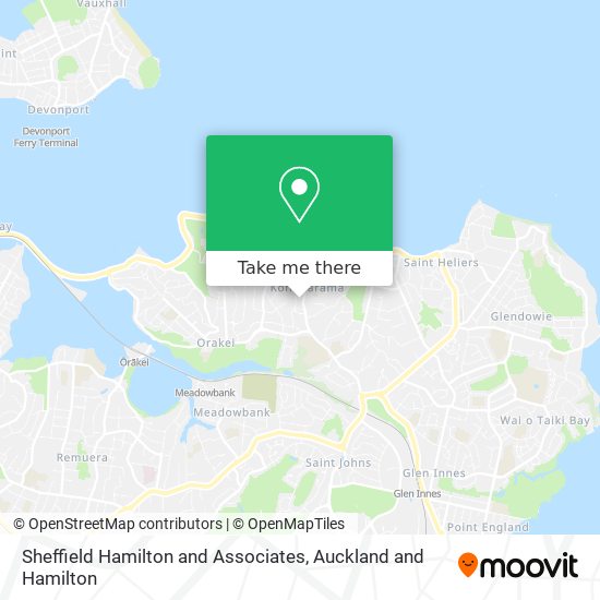 Sheffield Hamilton and Associates map