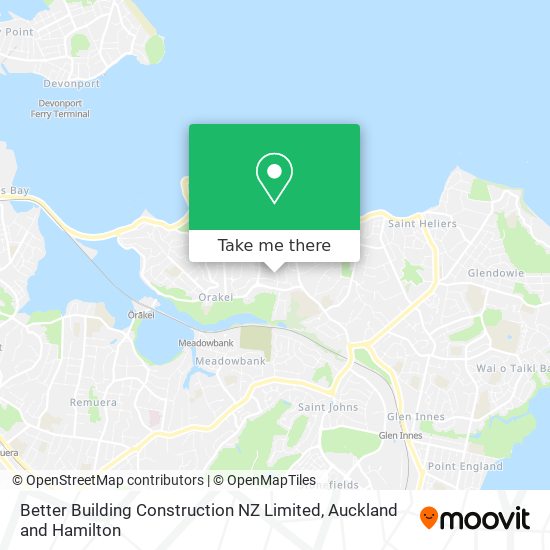 Better Building Construction NZ Limited map
