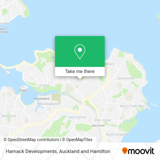 Hamack Developments map