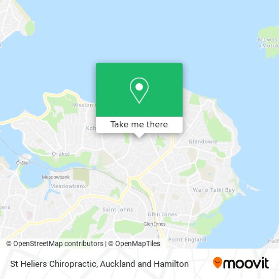 St Heliers Chiropractic map