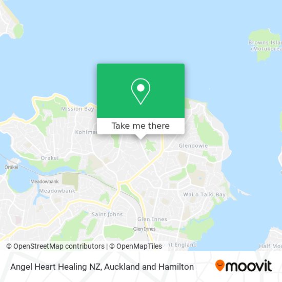 Angel Heart Healing NZ map