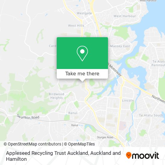 Appleseed Recycling Trust Auckland地图