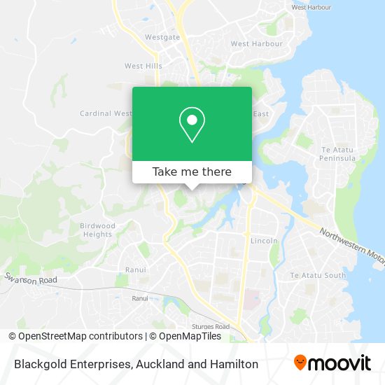 Blackgold Enterprises map