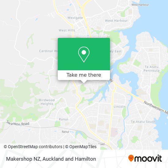 Makershop NZ map