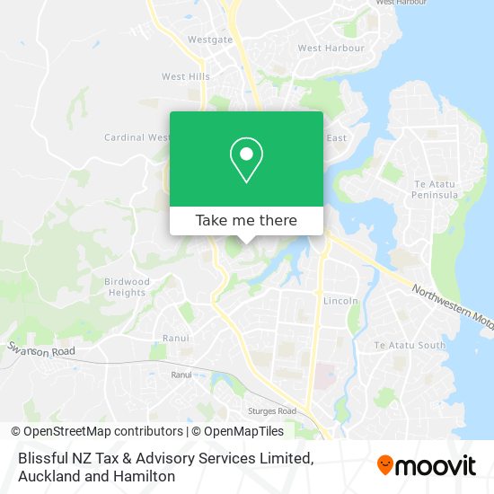 Blissful NZ Tax & Advisory Services Limited map