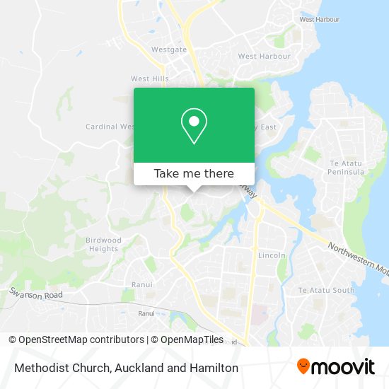 Methodist Church map