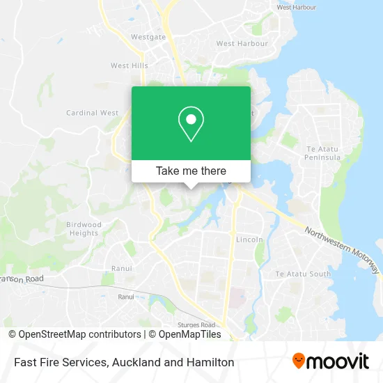 Fast Fire Services map