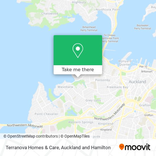 Terranova Homes & Care map