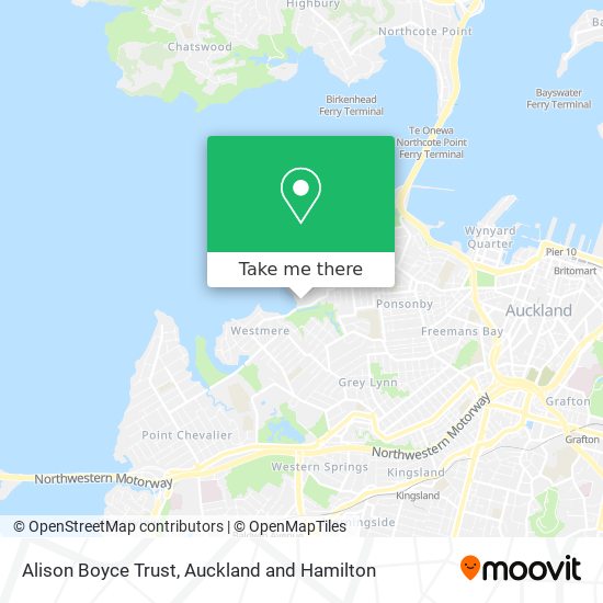 Alison Boyce Trust map