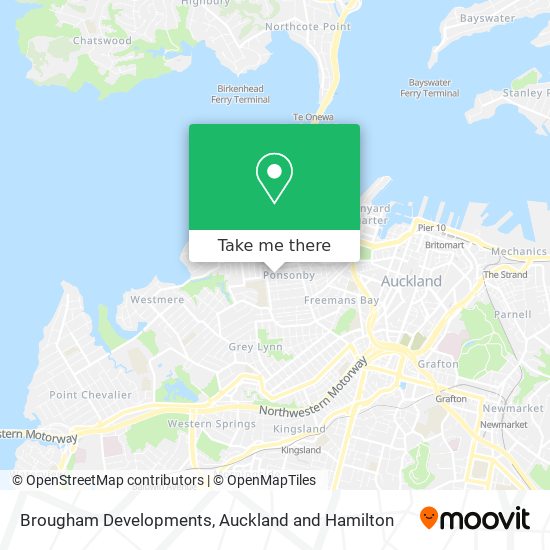 Brougham Developments map