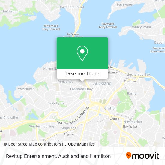 Revitup Entertainment map