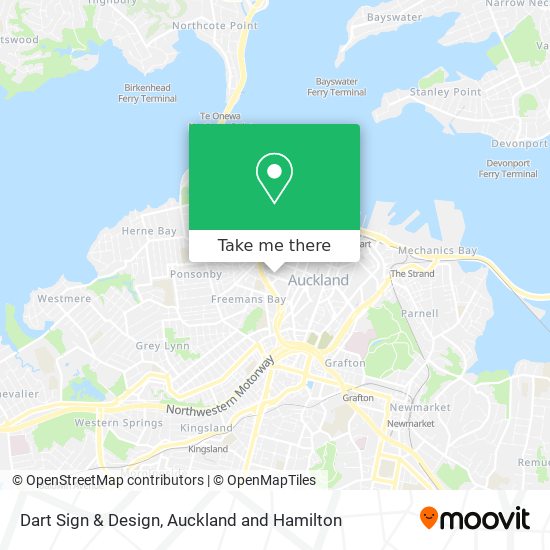 Dart Sign & Design map