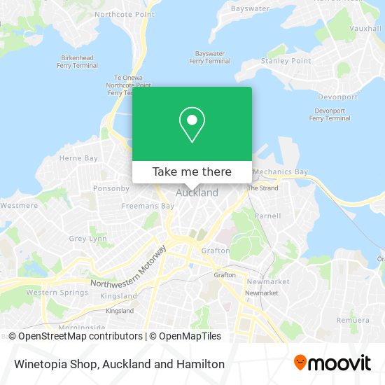 Winetopia Shop map