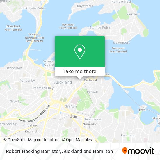 Robert Hacking Barrister map