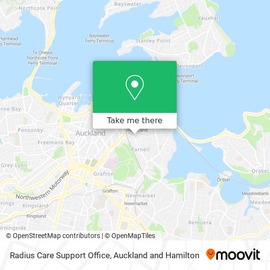Radius Care Support Office map