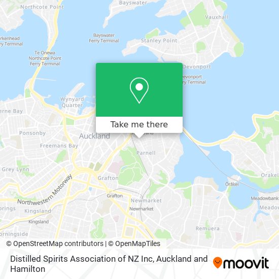 Distilled Spirits Association of NZ Inc地图