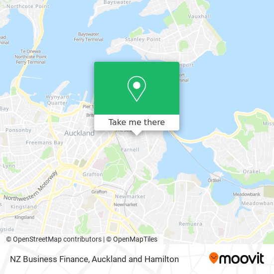 NZ Business Finance map