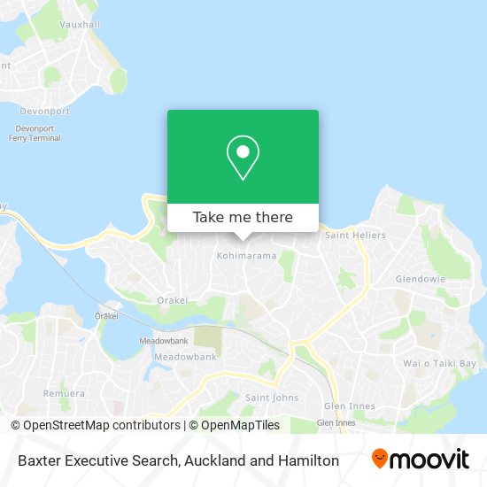 Baxter Executive Search map