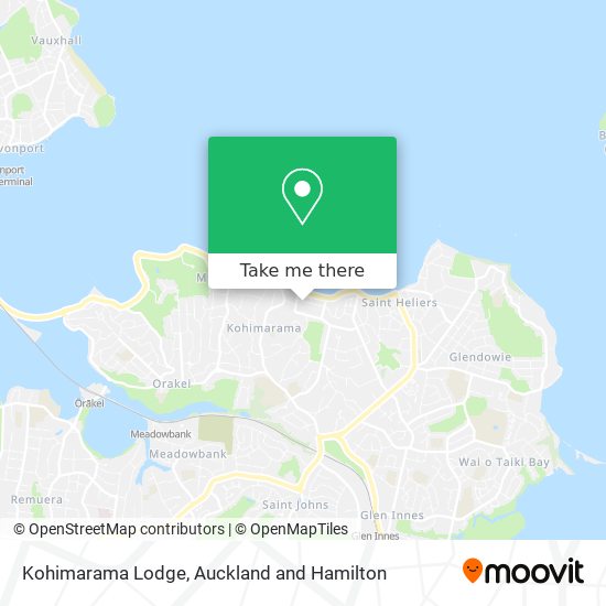 Kohimarama Lodge map