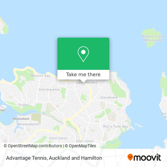 Advantage Tennis map