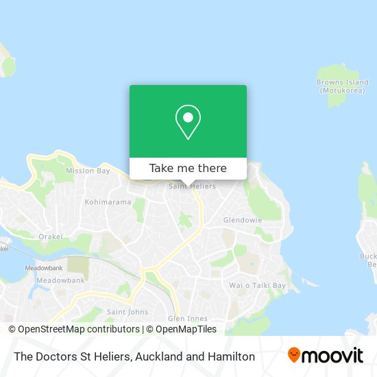 The Doctors St Heliers map