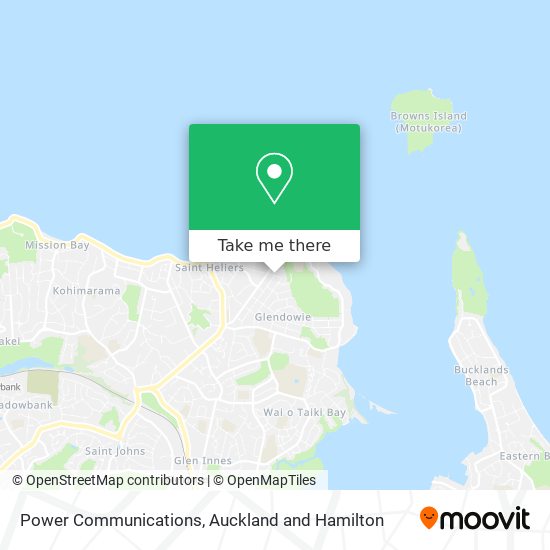 Power Communications map