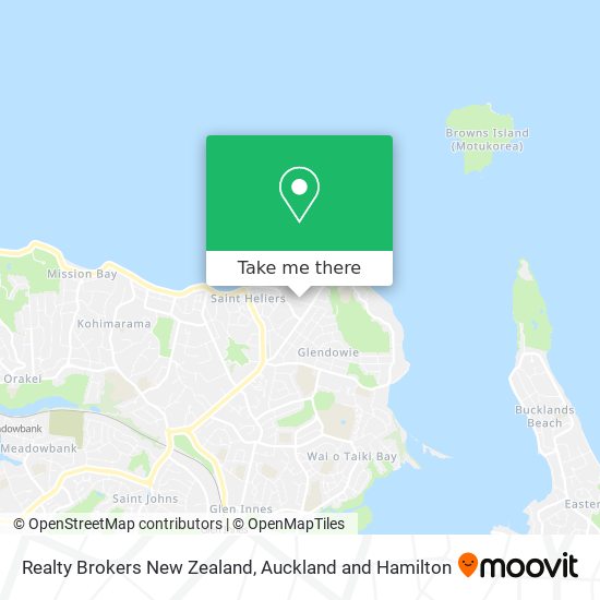 Realty Brokers New Zealand map