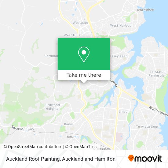 Auckland Roof Painting map