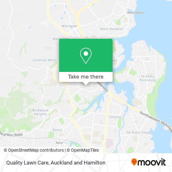 Quality Lawn Care map