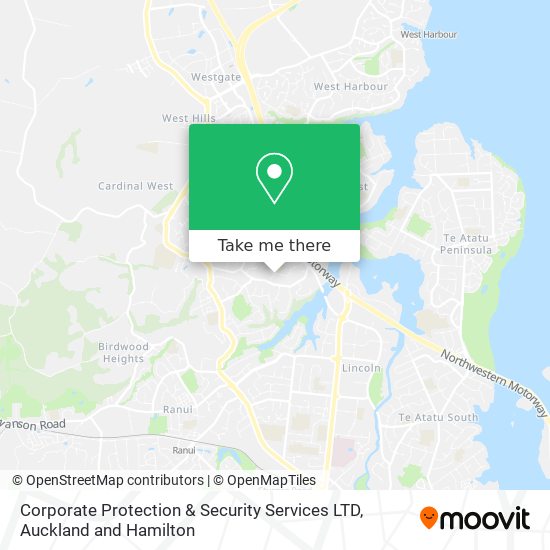 Corporate Protection & Security Services LTD map