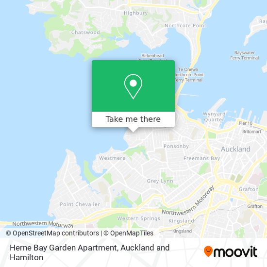Herne Bay Garden Apartment map