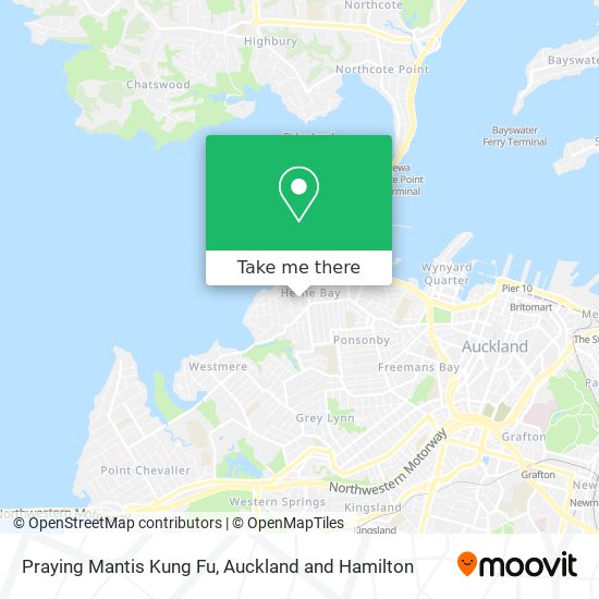 Praying Mantis Kung Fu map