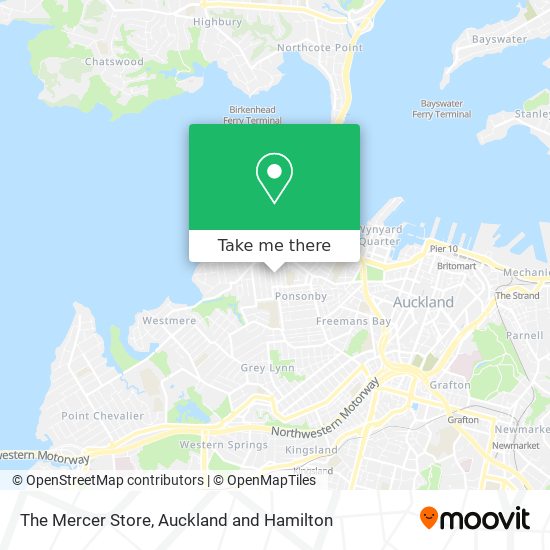 The Mercer Store map