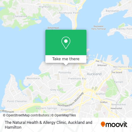 The Natural Health & Allergy Clinic map