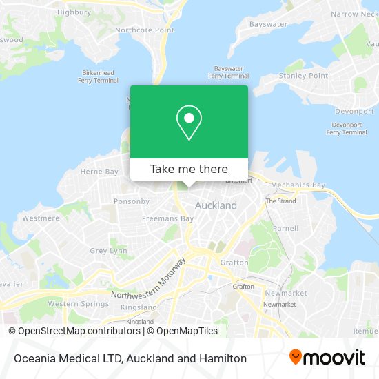 Oceania Medical LTD map