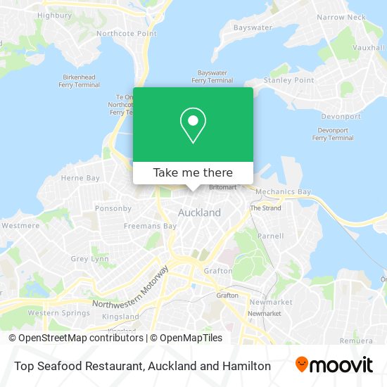 Top Seafood Restaurant map