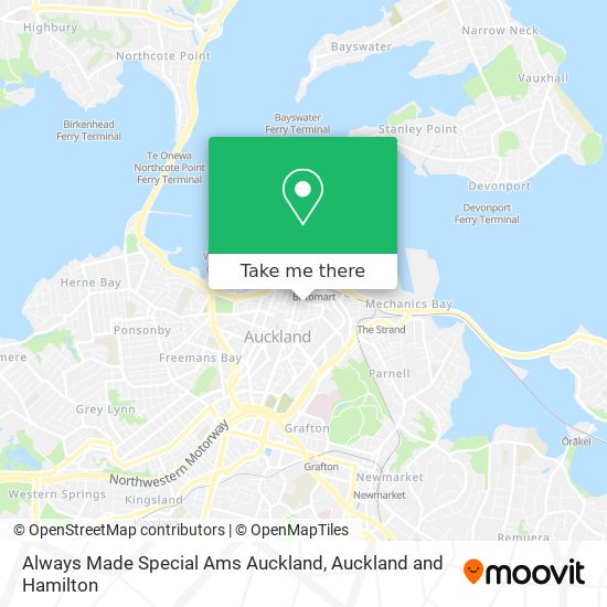 Always Made Special Ams Auckland map