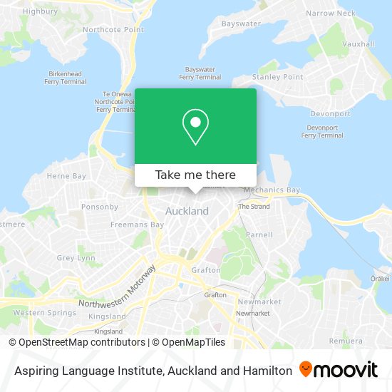 Aspiring Language Institute map