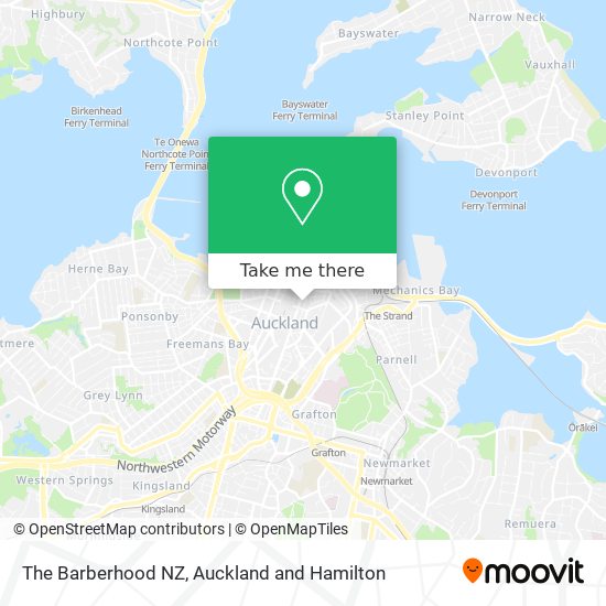 The Barberhood NZ map