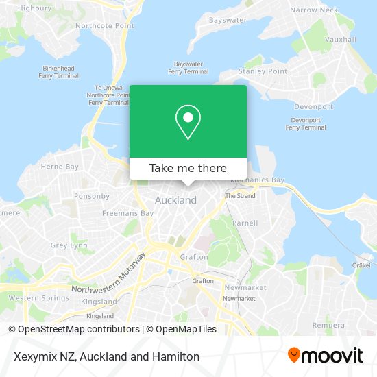 Xexymix NZ map