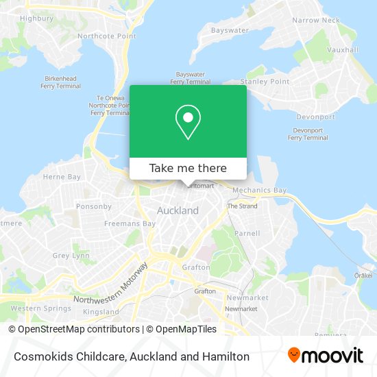 Cosmokids Childcare map