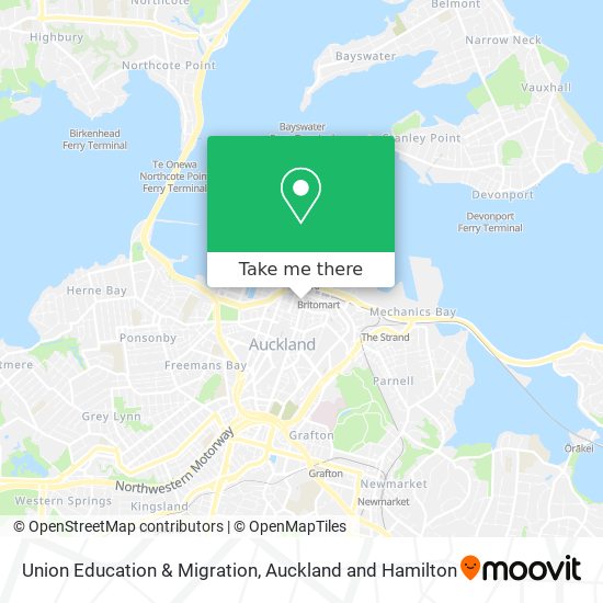 Union Education & Migration map