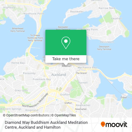 Diamond Way Buddhism Auckland Meditation Centre map