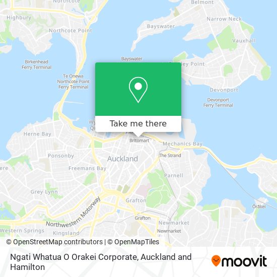 Ngati Whatua O Orakei Corporate地图