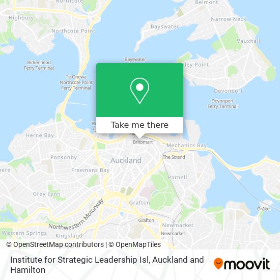 Institute for Strategic Leadership Isl map